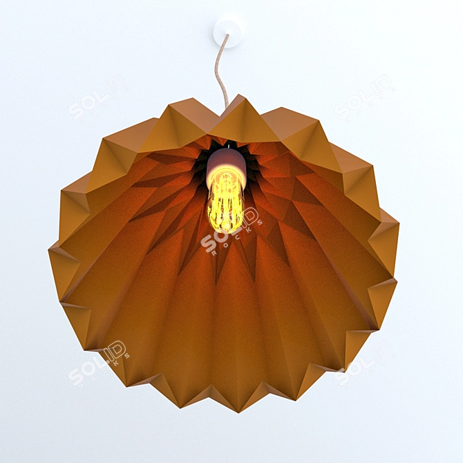 Eco Chic Karton.dan Pendants 3D model image 3