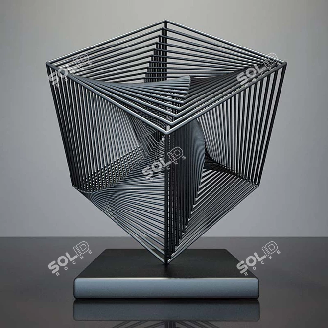 Title: Elegant Office Sculpture 3D model image 1