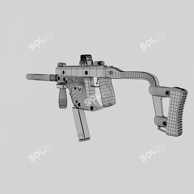 KRISS Vector - Transformative Submachine Gun 3D model image 2