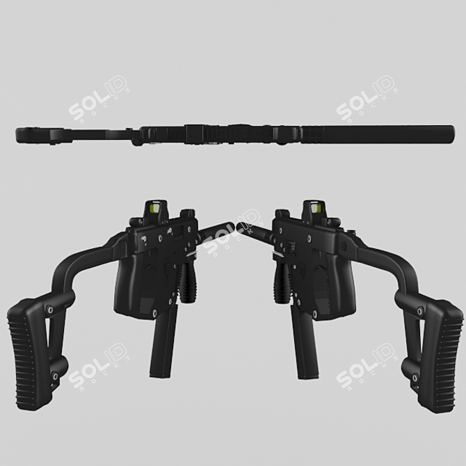 KRISS Vector - Transformative Submachine Gun 3D model image 3