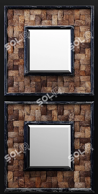 Reflective Elegance: Uttermost Mirrors 3D model image 2