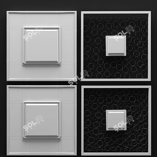 Reflective Elegance: Uttermost Mirrors 3D model image 3