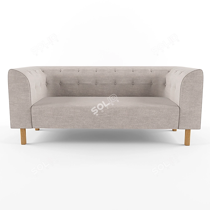 Turbo Sofa: Modern and Stylish 3D model image 1