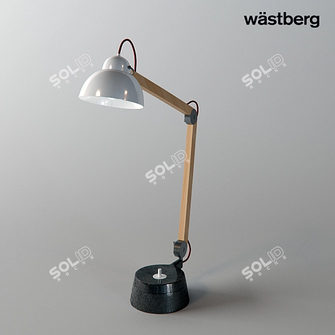 Sleek Studioilse w084 Lamp 3D model image 1