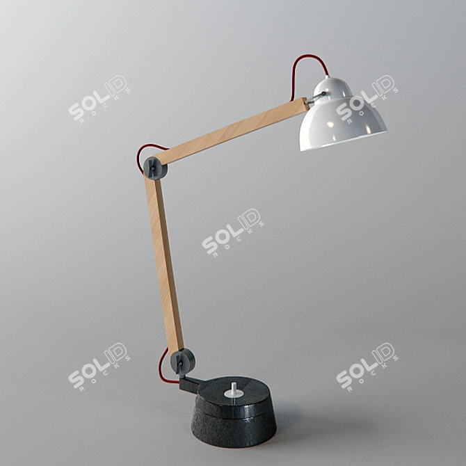 Sleek Studioilse w084 Lamp 3D model image 2