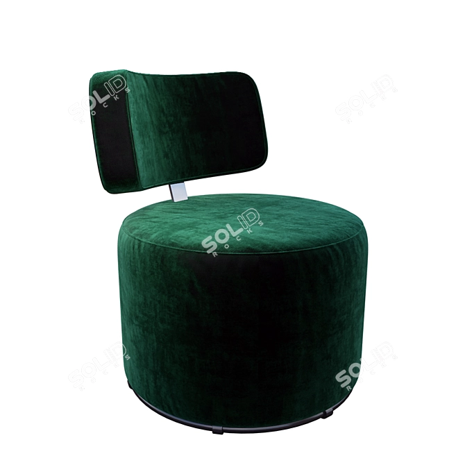 Mokka Cosmo Relax Armchair: Stylish and Comfortable 3D model image 2