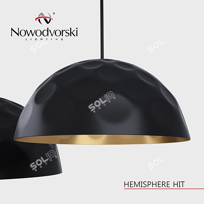 Nowodvorski Hemisphere Hit Pendant 3D model image 3