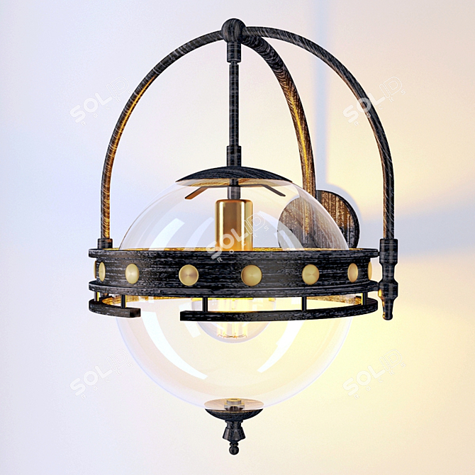 LUSSOLE LSP-9181: Elegant Italian Table Lamp 3D model image 1