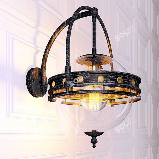 LUSSOLE LSP-9181: Elegant Italian Table Lamp 3D model image 2