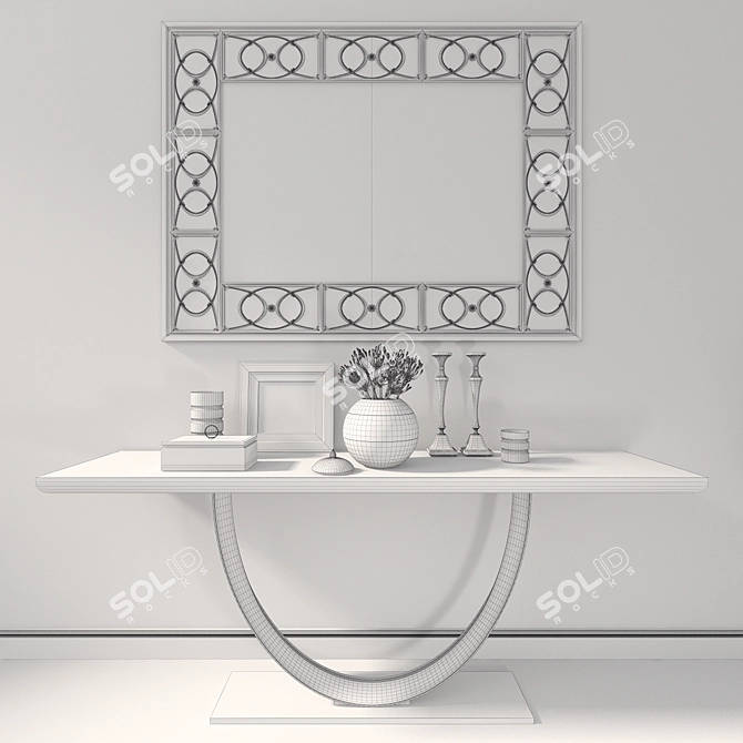 Italian Console: Malerba Fashion Affair FA303 3D model image 3