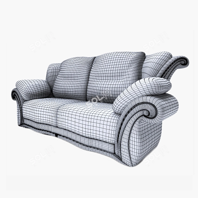 Rimini Direct Sofa: Modern Comfort 3D model image 2