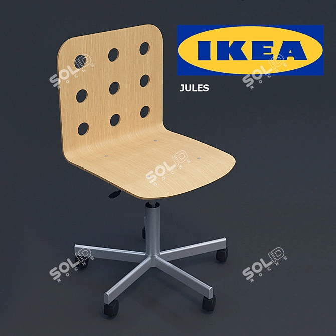 Sleek and Modern Ikea Jules 3D model image 1