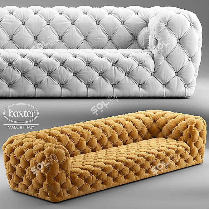 Baxter Chester Moon Sofa: Luxurious, Spacious, and Stylish 3D model image 1