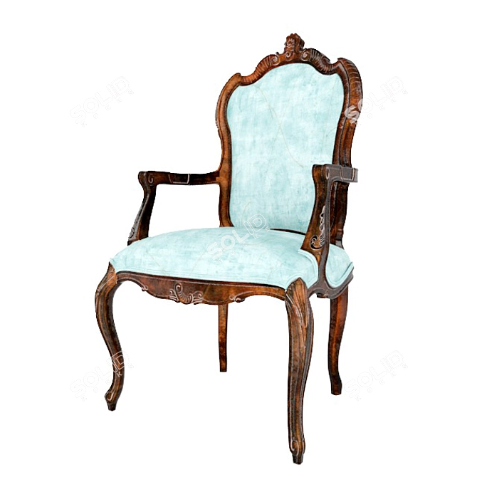 Elegant Chair Classic 3D model image 1