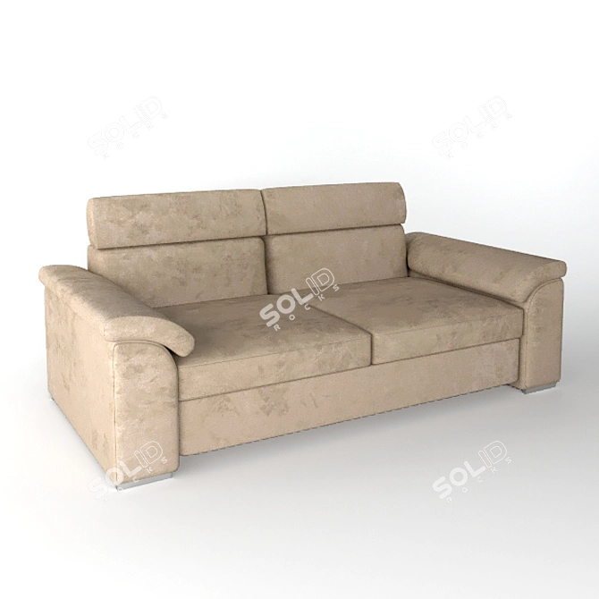 Hannover Salon Sofa 3D model image 1