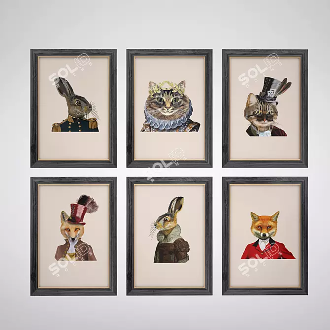 The Furnish Collection: 400x500mm Set 3D model image 1