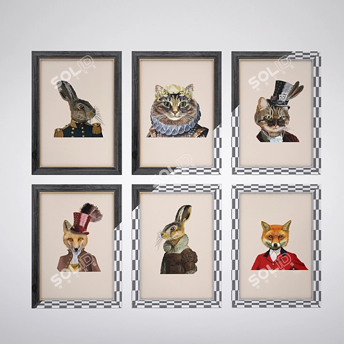 The Furnish Collection: 400x500mm Set 3D model image 2