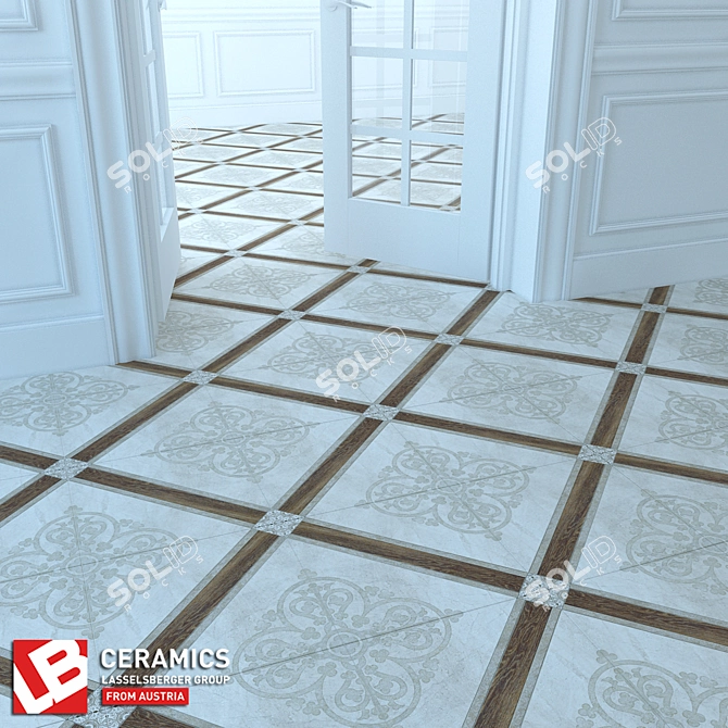 Perfect Floor Tiles: LB-Ceramics 3D model image 1