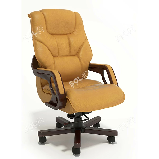 Luxury Aristocrat Chair: Elegant and Comfortable 3D model image 2