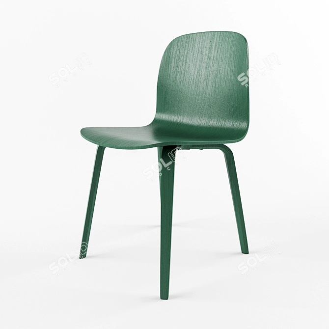 Minimalist Muuto Visu Chair 3D model image 3