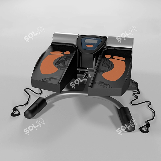 Torneo Twist: Compact Stair Stepper with Upper Body Resistance 3D model image 1