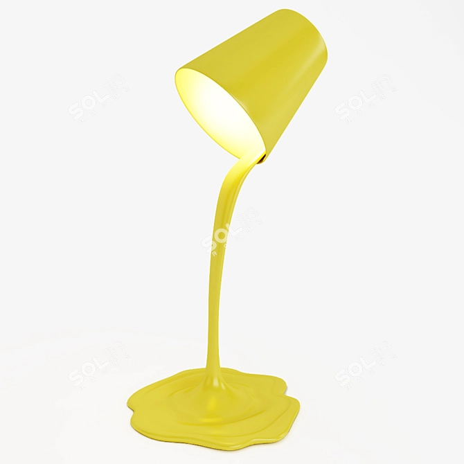 Sleek Paintlempa Lamp 3D model image 1