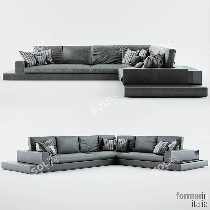 Formerin MyWay Plus Modular Sofa 3D model image 1