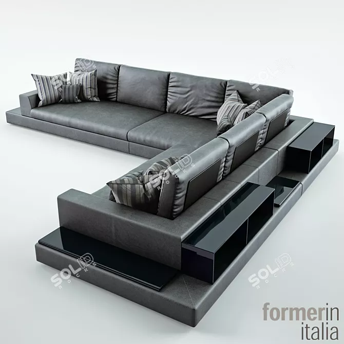 Formerin MyWay Plus Modular Sofa 3D model image 2