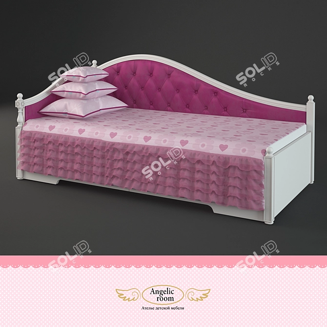 Classic Angelic Room Sofa Bed 3D model image 1