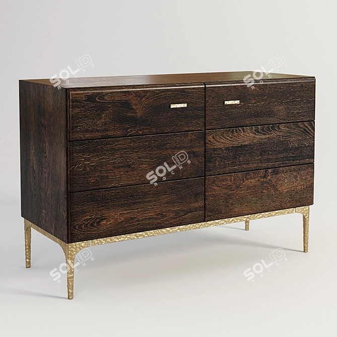 Sleek Baily Sideboard by Gramercy - 702.005-SE 3D model image 1