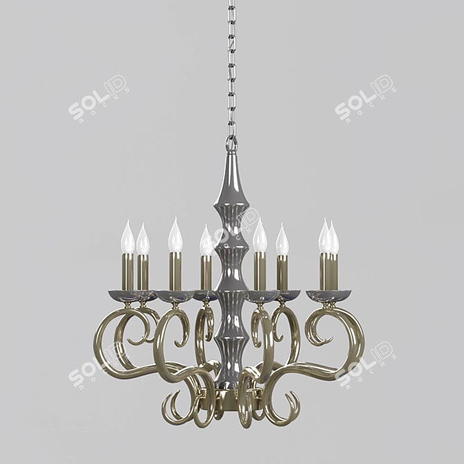 Elegant Illumination: Fine Art Lamps 3D model image 1