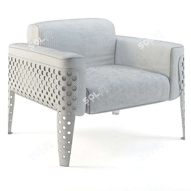 Pois Armchair: Elegant and Stylish 3D model image 3