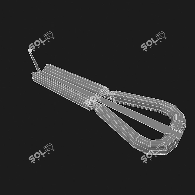 Comus Altay Harp: High Poly 3D Model 3D model image 3