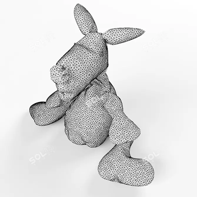 Marvelous Soft Toy Dog: Turbocharged Cuteness! 3D model image 3