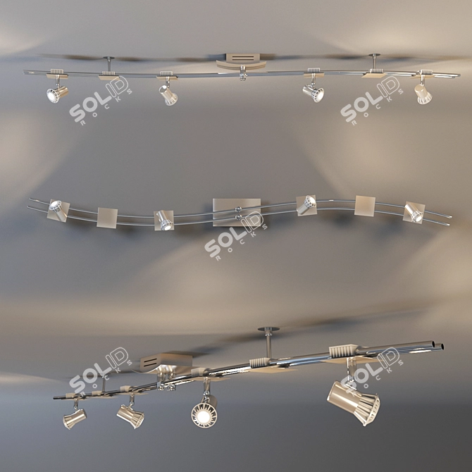 Eglo Boltana Track Lighting 3D model image 2