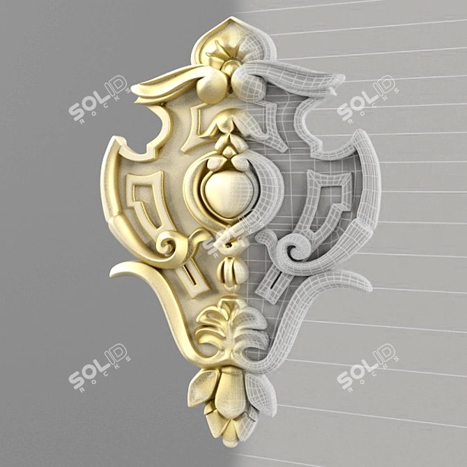 TurboSmooth-Enabled Cartouche 3D model image 2