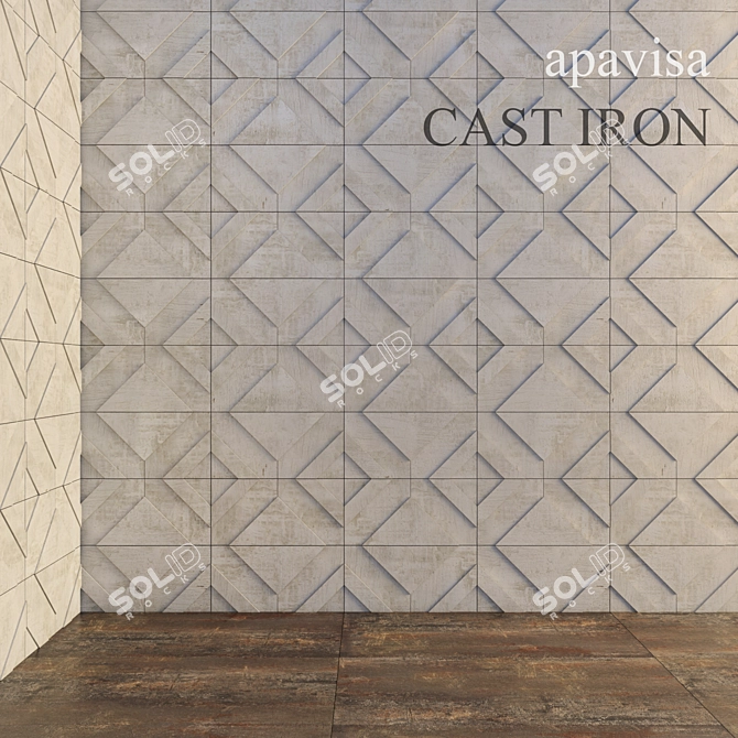 Apavisa Cast Iron Tiles 3D model image 1