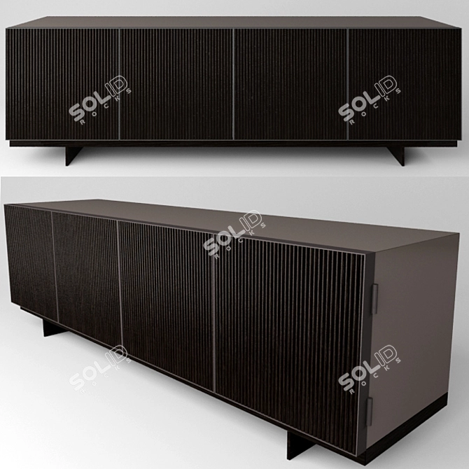 Aylon Chest with Lunaop Table Lamp 3D model image 3