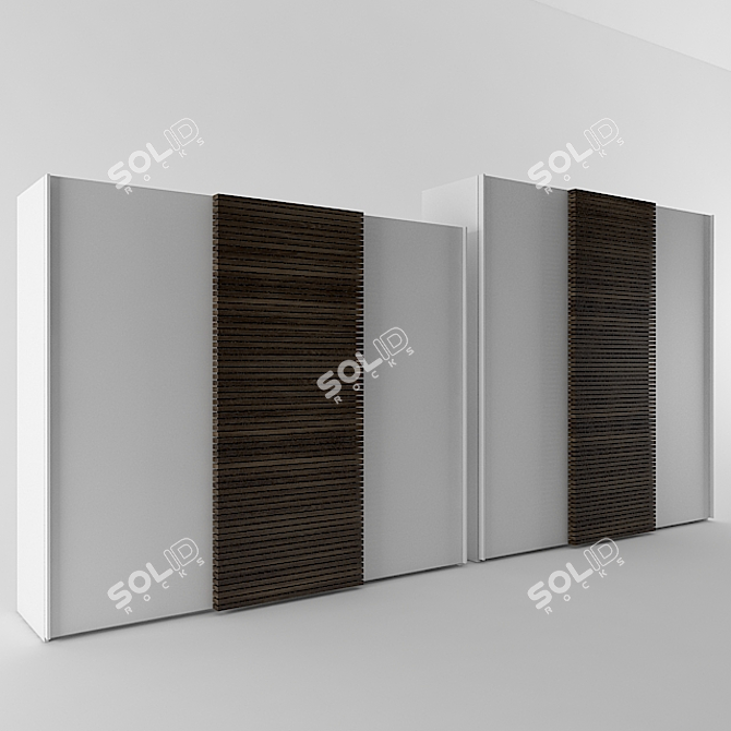 German-made HULSTA Solist Wardrobe 3D model image 2