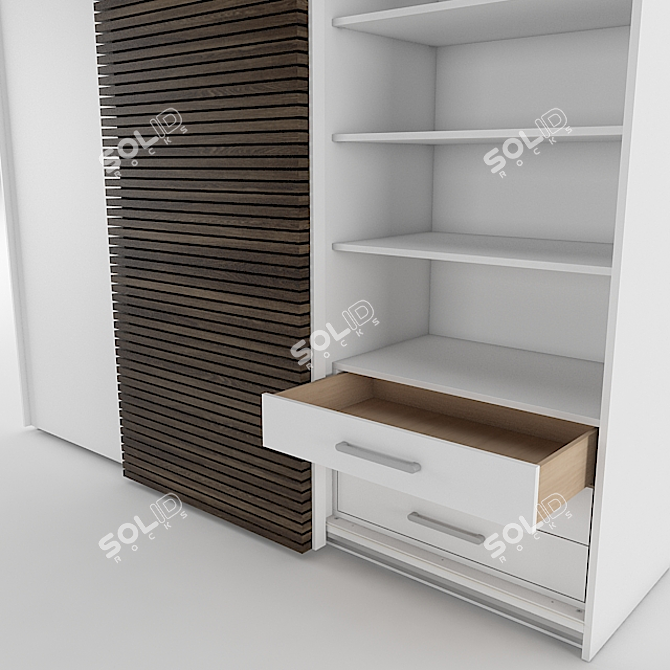 German-made HULSTA Solist Wardrobe 3D model image 3