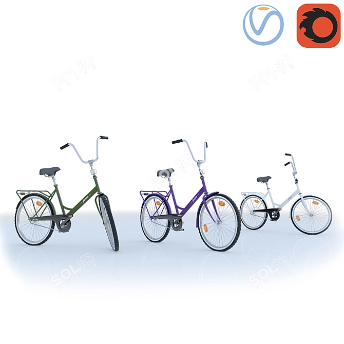 Finnish Jopo Bike: Classic & Versatile 3D model image 2