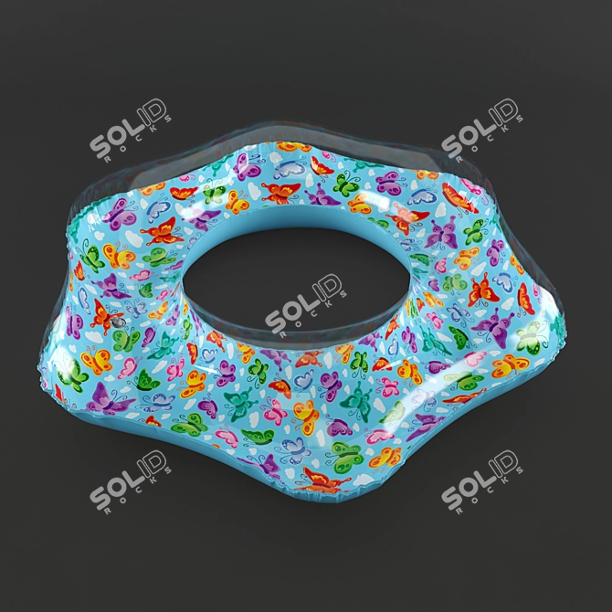 Inflatable Swim Ring 3D model image 1