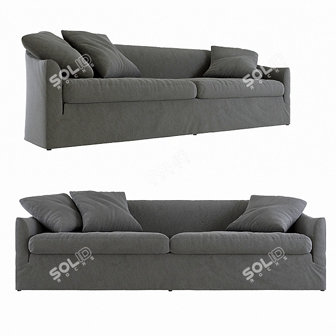 Comfort Max Sofa 3D model image 1