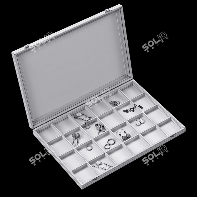 Pandora Box 24 Slot Organizer 3D model image 2