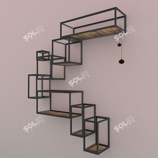 Decorative Shelves 3D model image 2