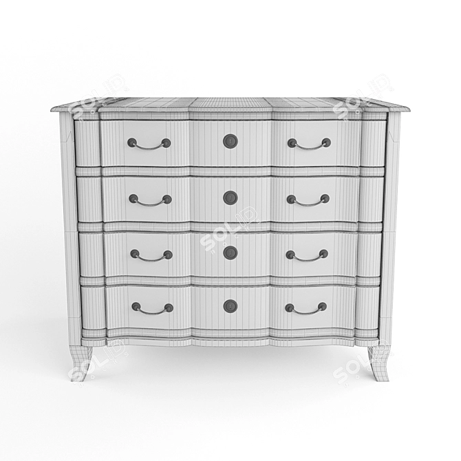 Rustic Buffalo Storage: Ambia Home 3D model image 2