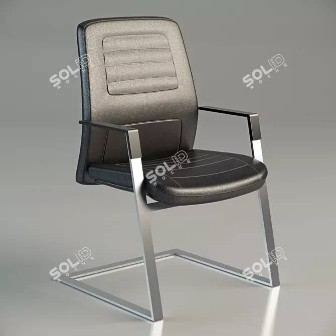 Neochair Roll Runner: Office Chair on Wheels 3D model image 1