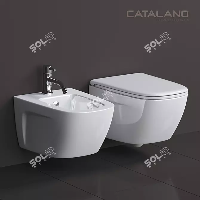 Catalano NewLight Modern Bathroom Vanity 3D model image 1