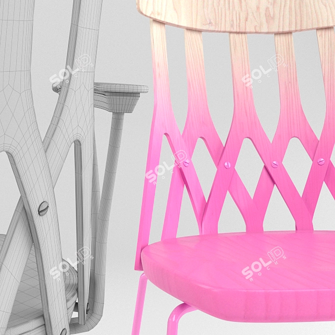 Sami Kallio_Y5 Chair: Stylish and Stackable 3D model image 2