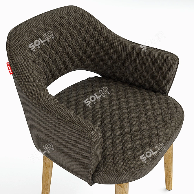 Elegant Martin Deep Line Chair 3D model image 3